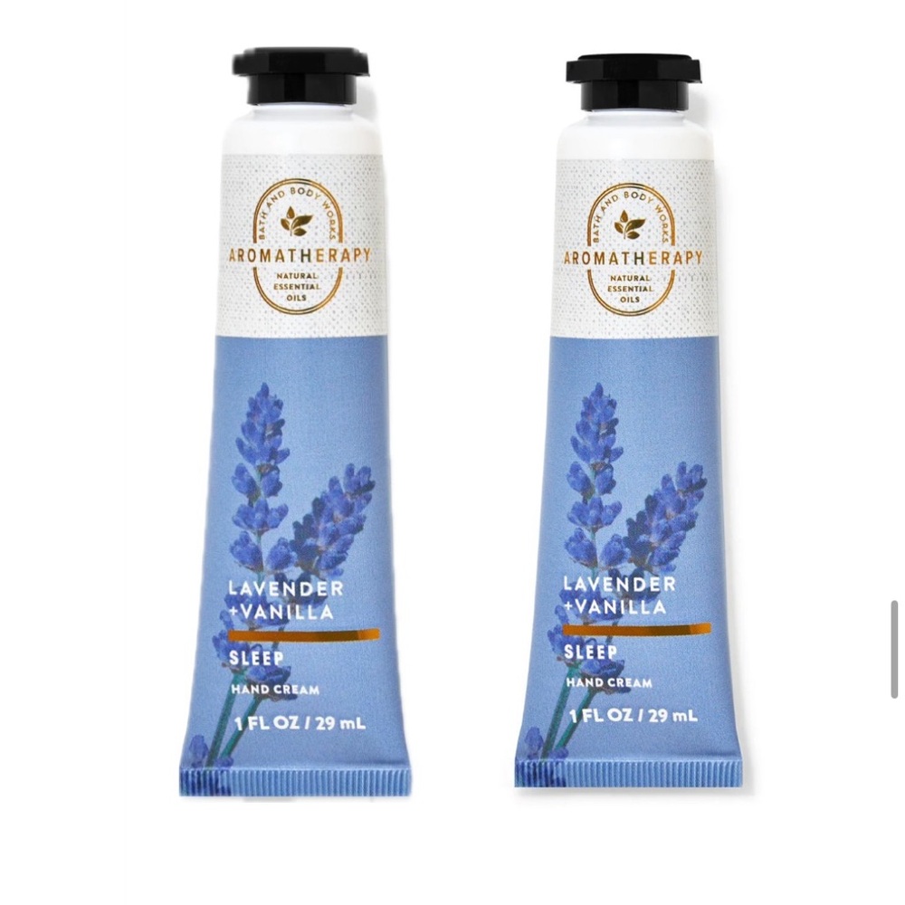 2 for $20 💋 B&BW SET OF TWO Aromatherapy Lavender + Vanilla hand cream